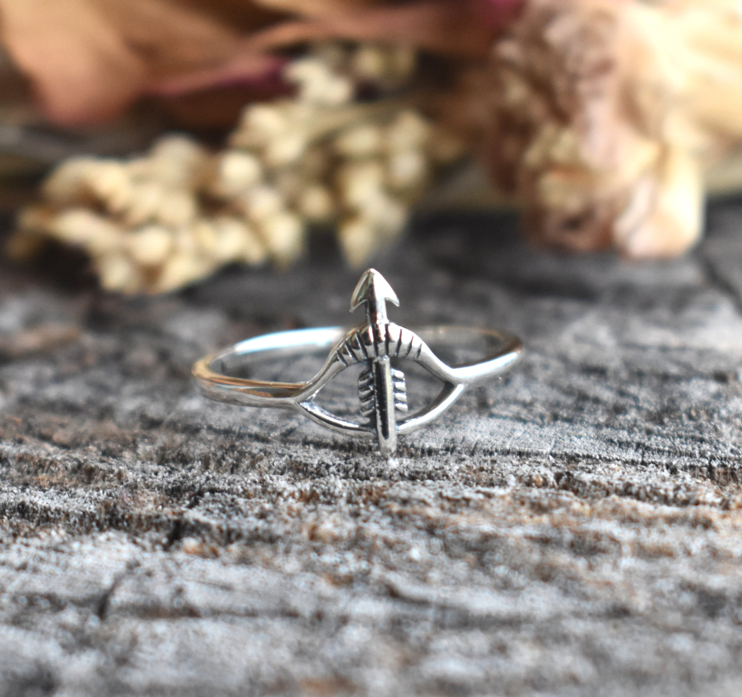 Bow & Arrow Ring-Sterling Silver
