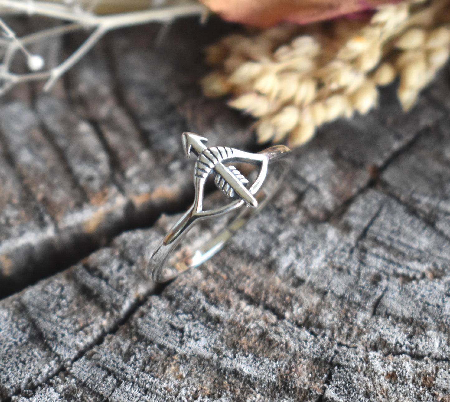Bow & Arrow Ring-Sterling Silver