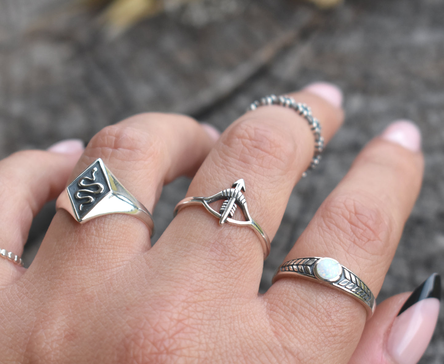 Bow & Arrow Ring-Sterling Silver