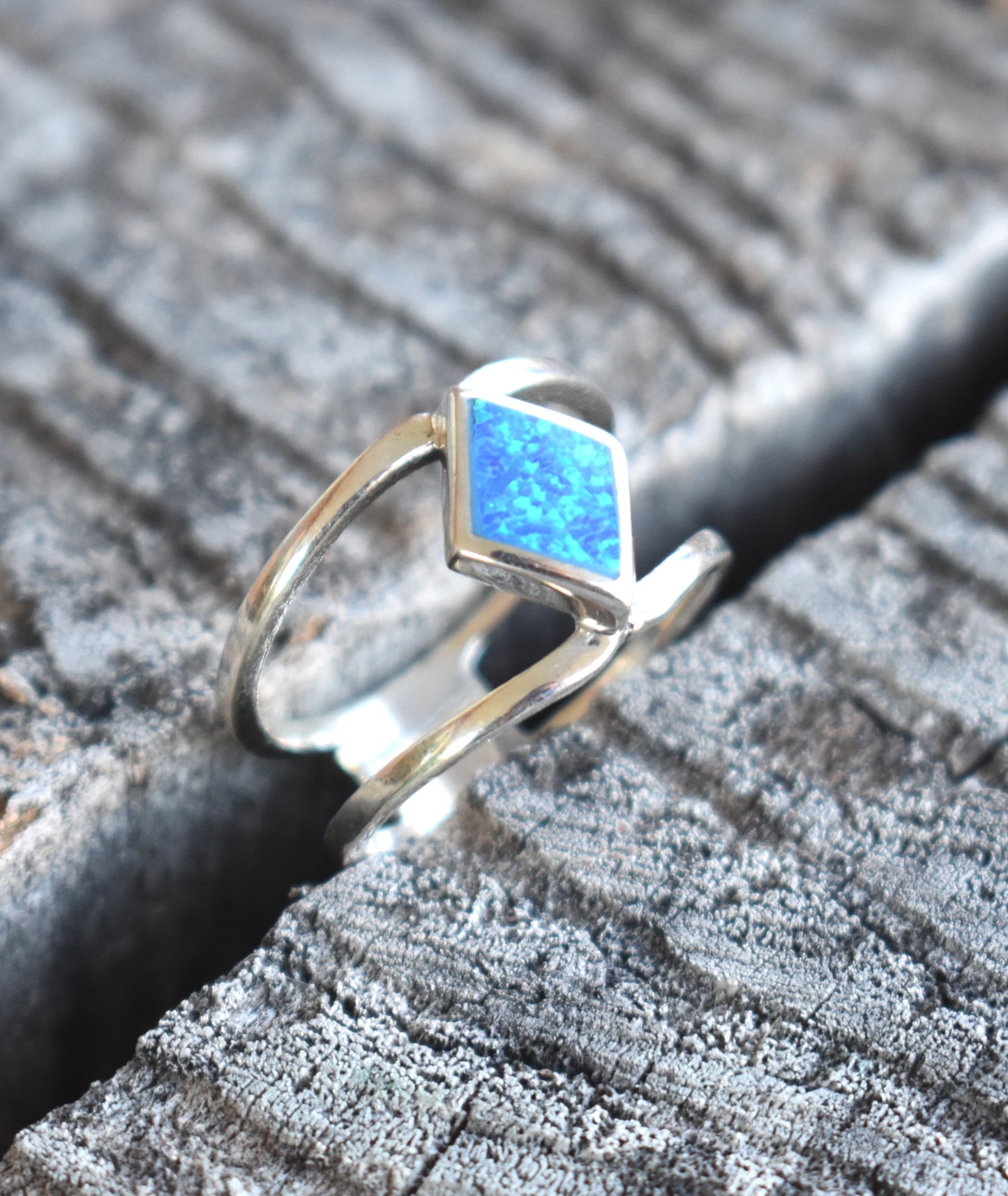 Diamond Opal Statement Ring
