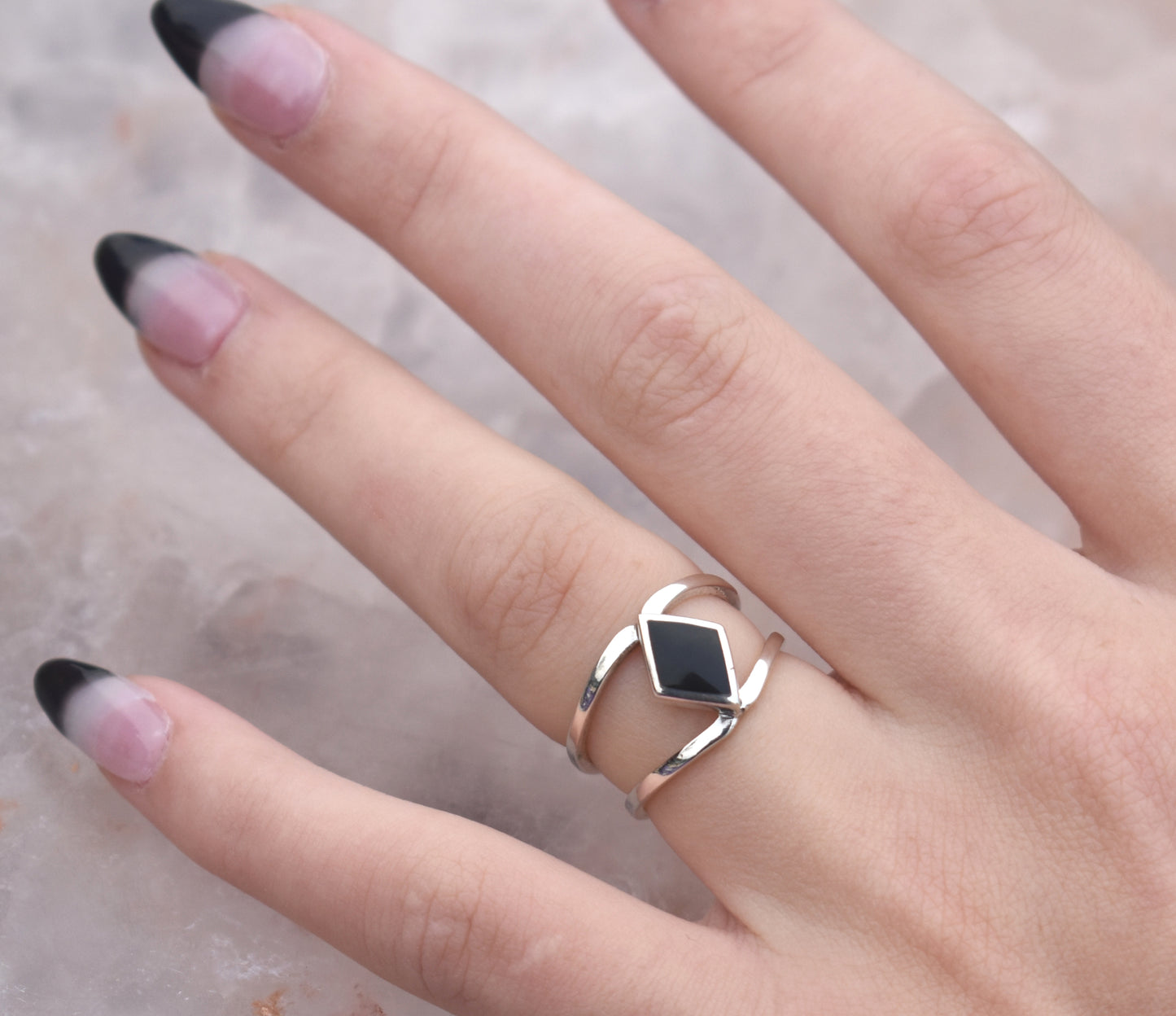 Diamond Opal Statement Ring