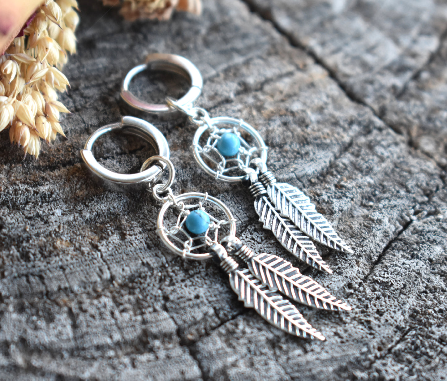 Dream Catcher Earrings-Sterling Silver