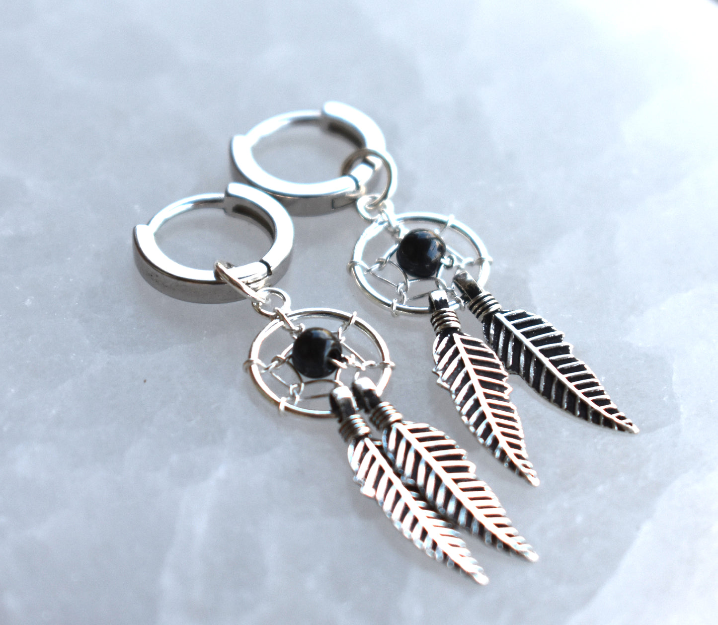 Dream Catcher Earrings-Sterling Silver