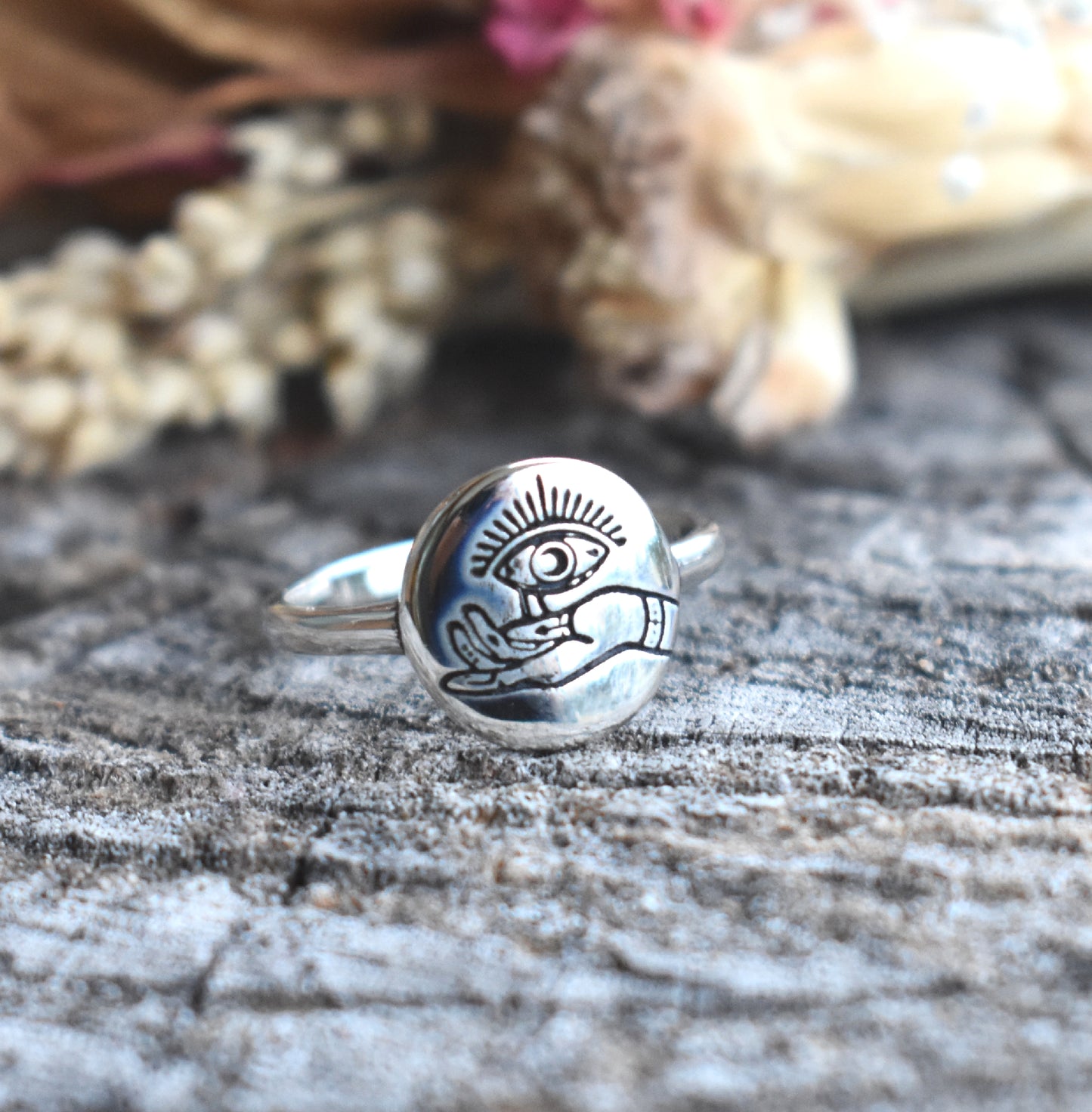 Hand with Evil Eye-Sterling Silver