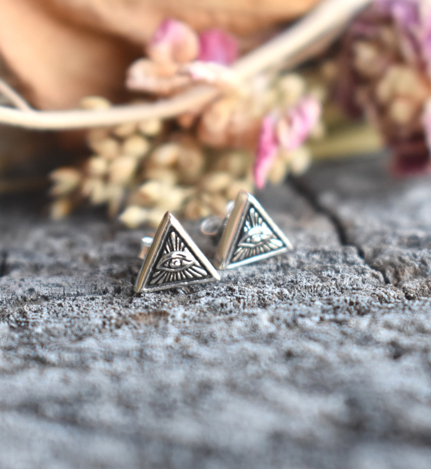 Eye of Providence Studs-Sterling Silver