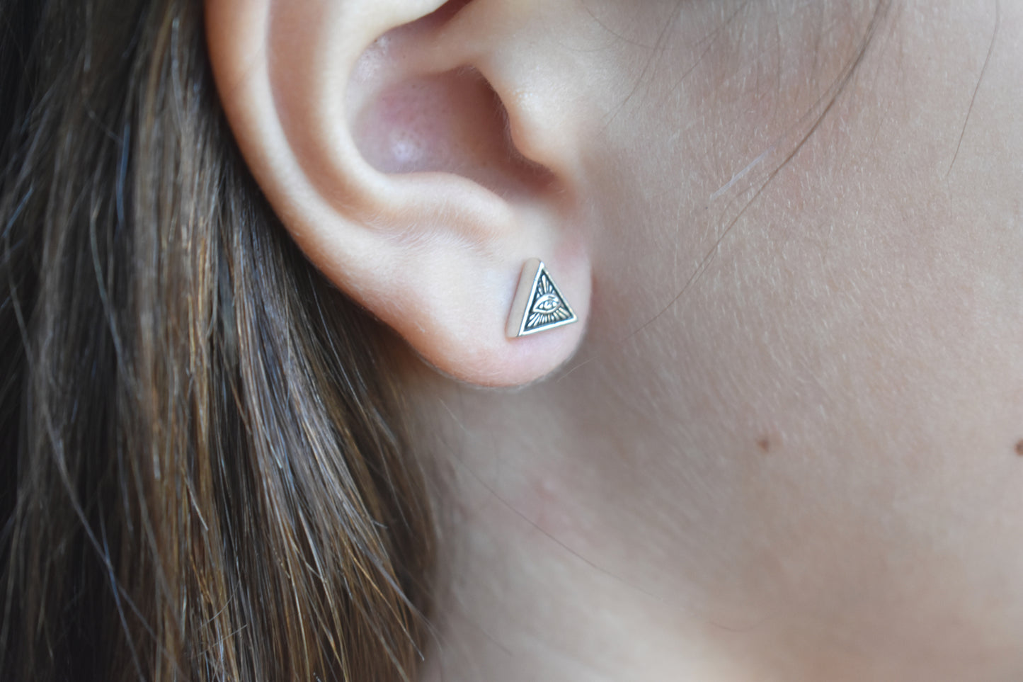 Eye of Providence Studs-Sterling Silver