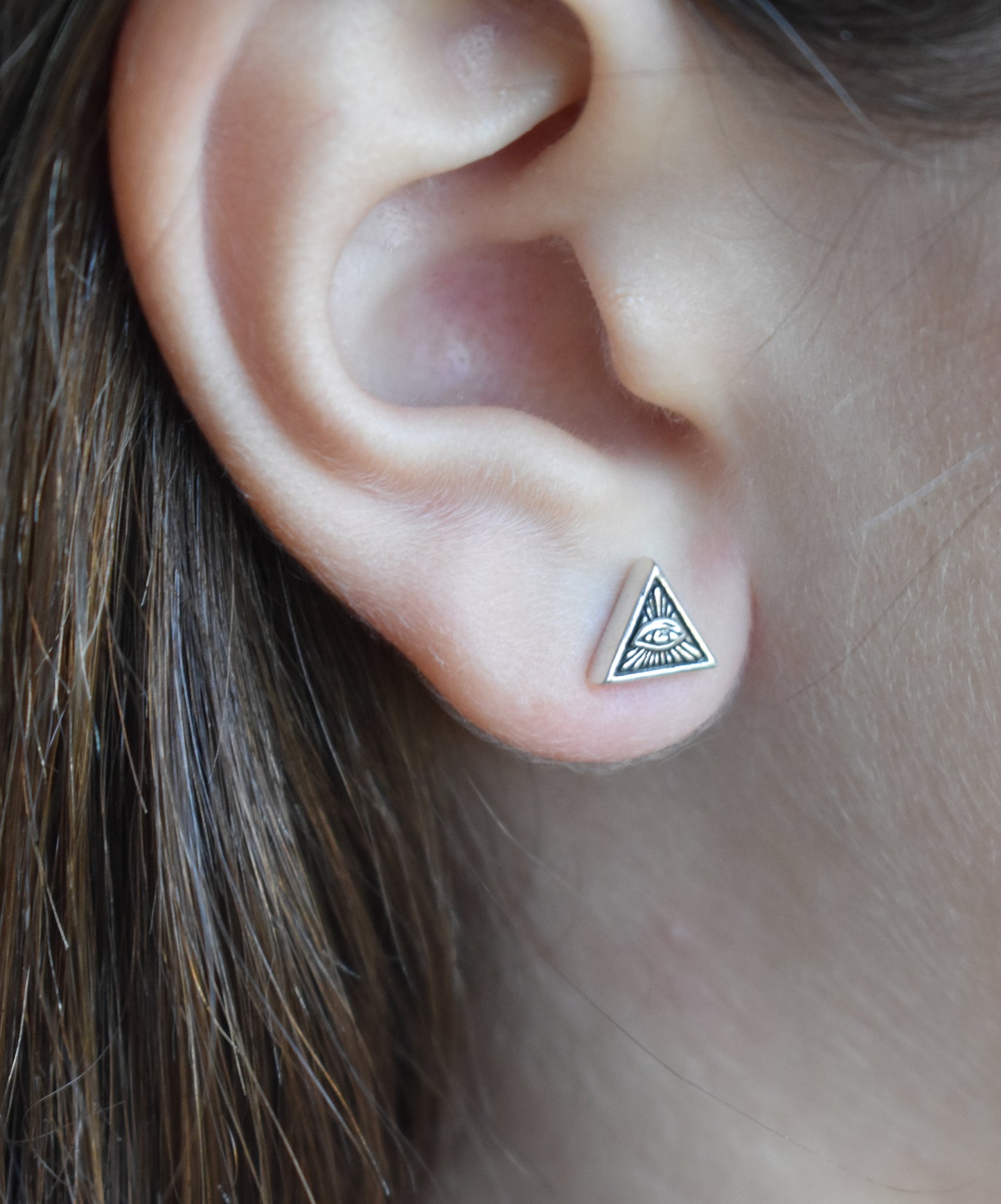 Eye of Providence Studs-Sterling Silver