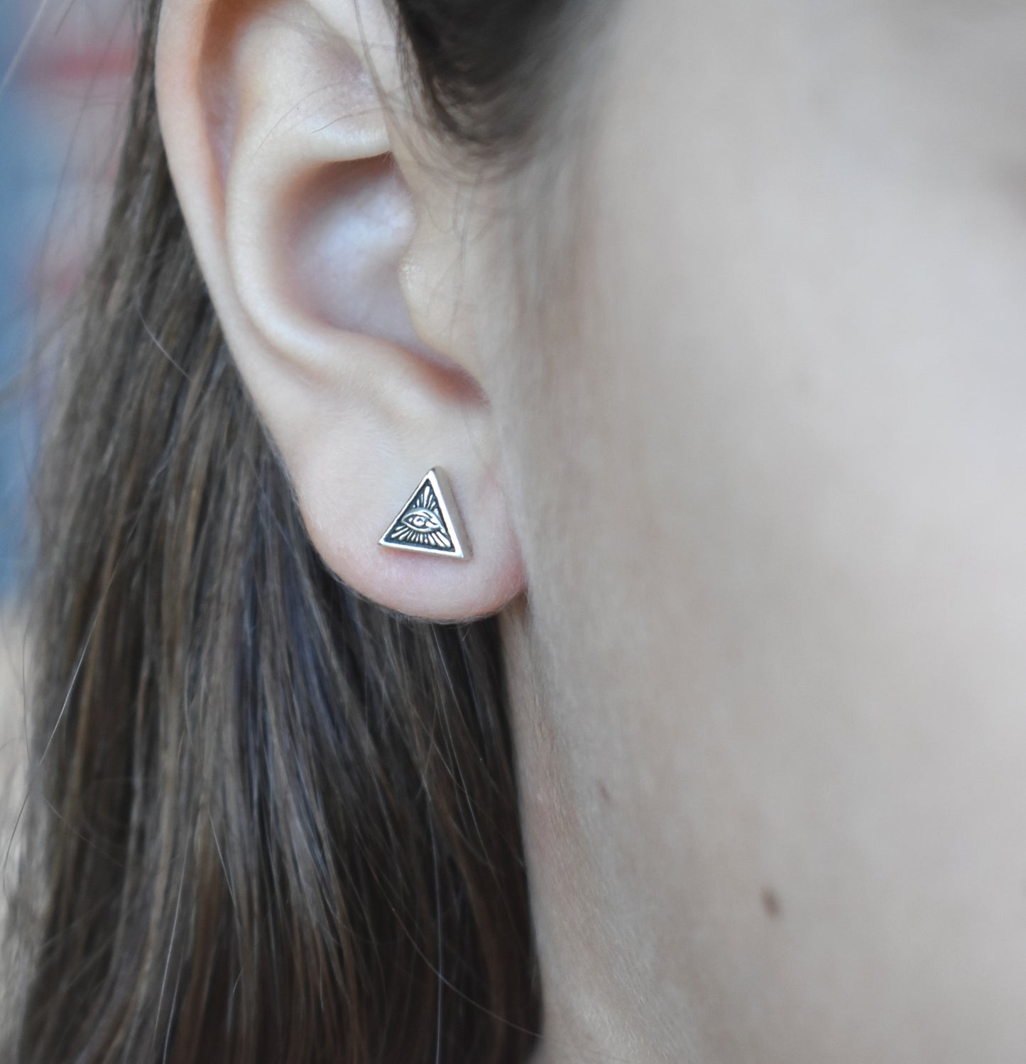 Eye of Providence Studs-Sterling Silver