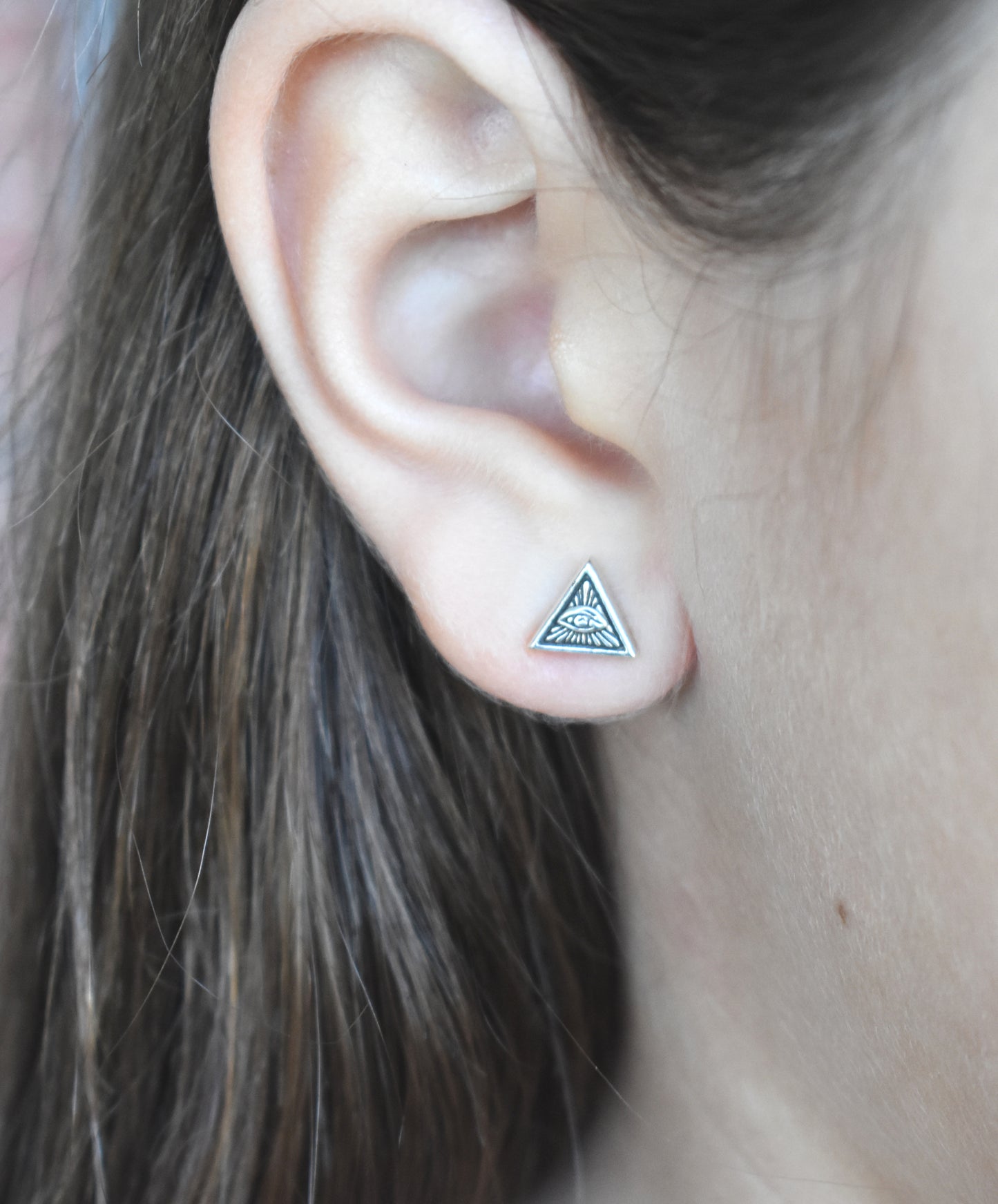 Eye of Providence Studs-Sterling Silver