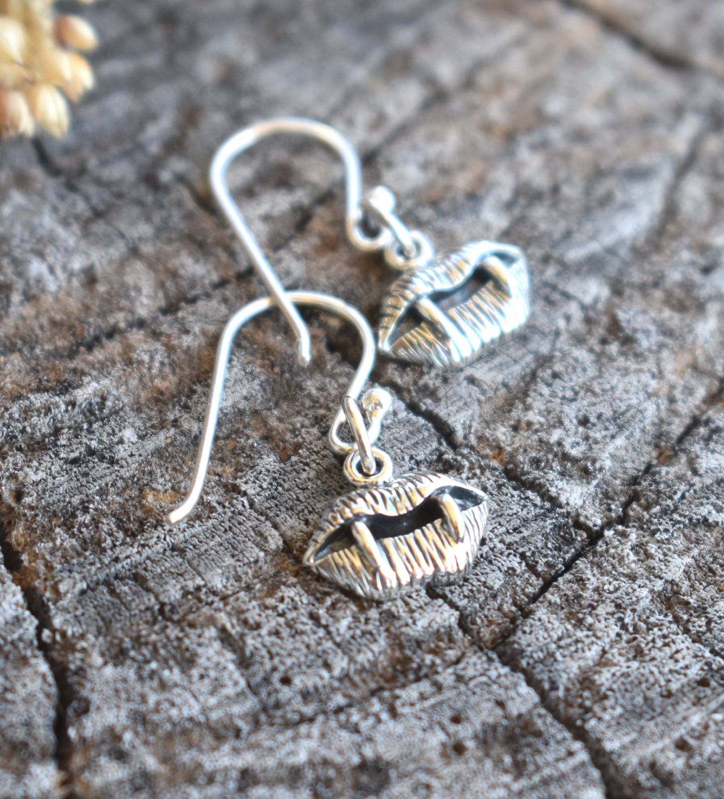 Vampire Fang Earrings-Sterling Silver