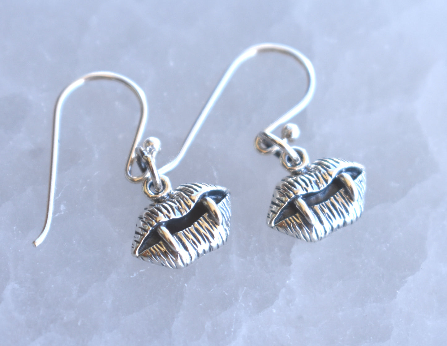 Vampire Fang Earrings-Sterling Silver