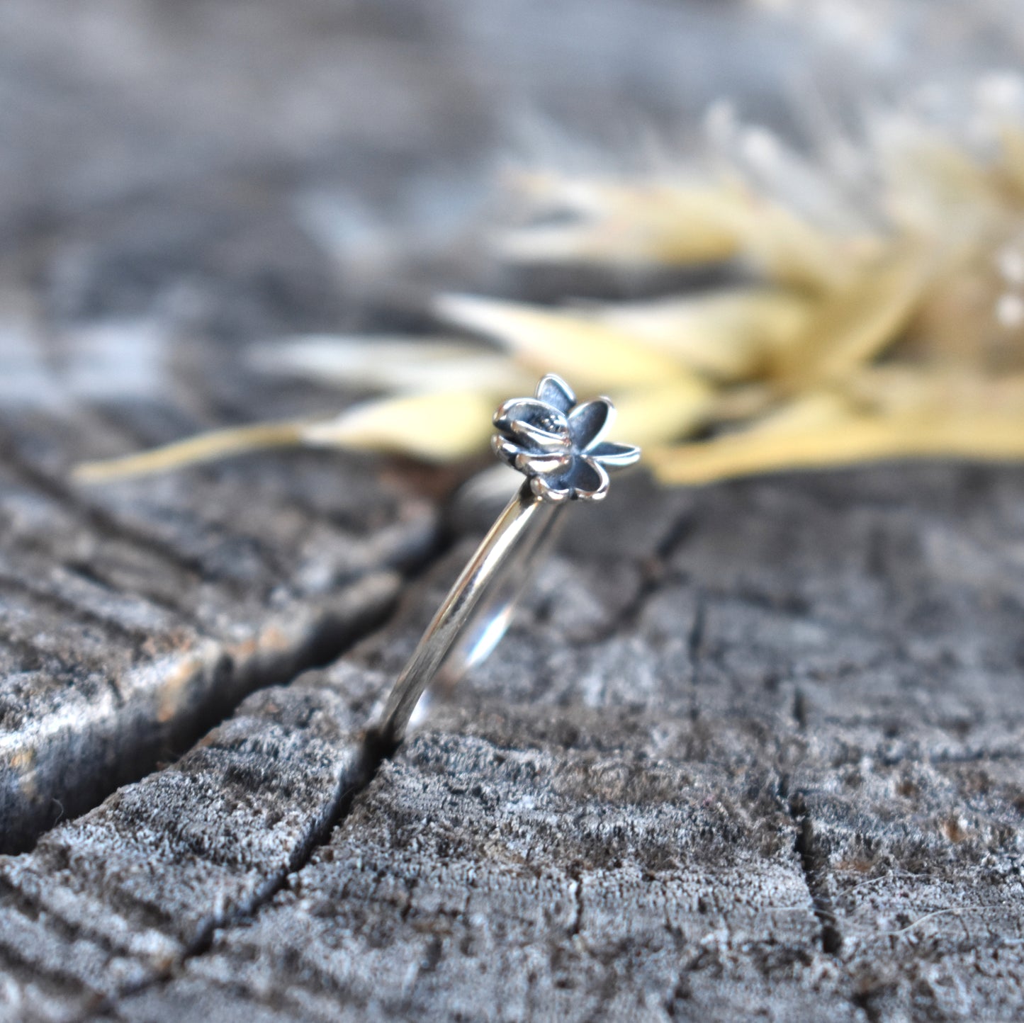 Lotus Flower Ring-Sterling Silver