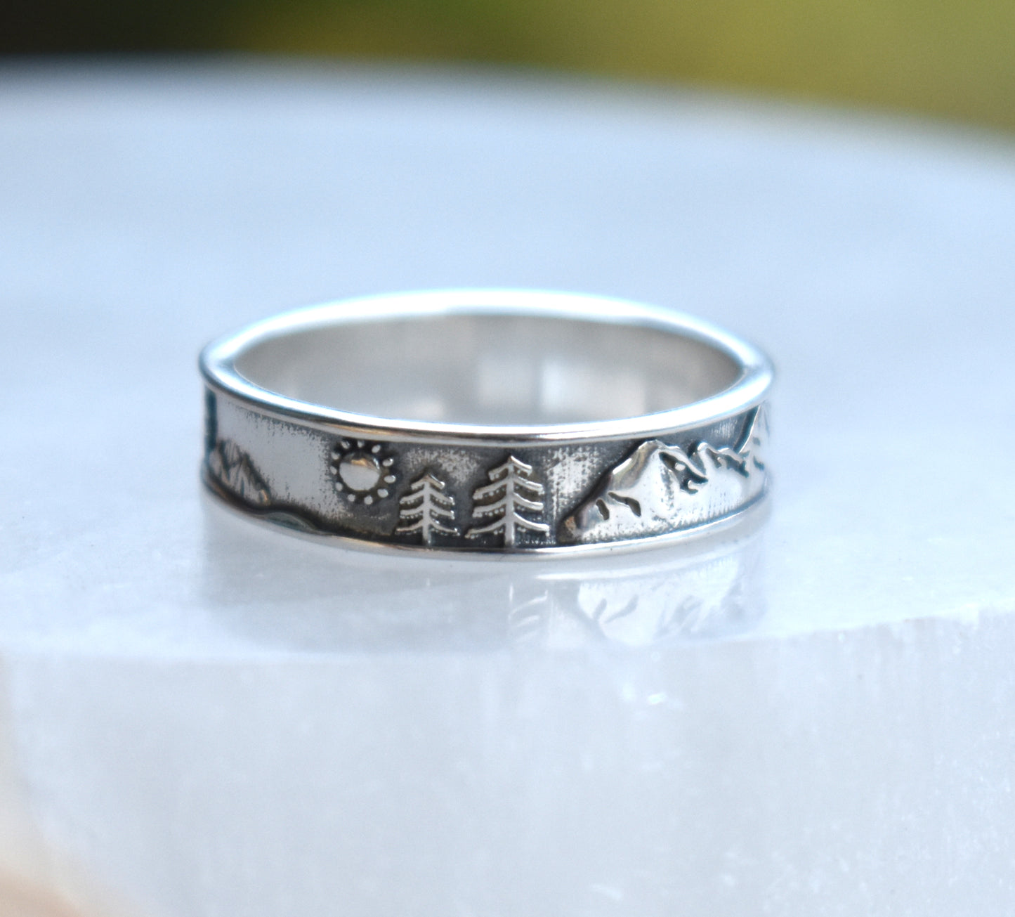 Mountain Range Ring-Sterling Silver