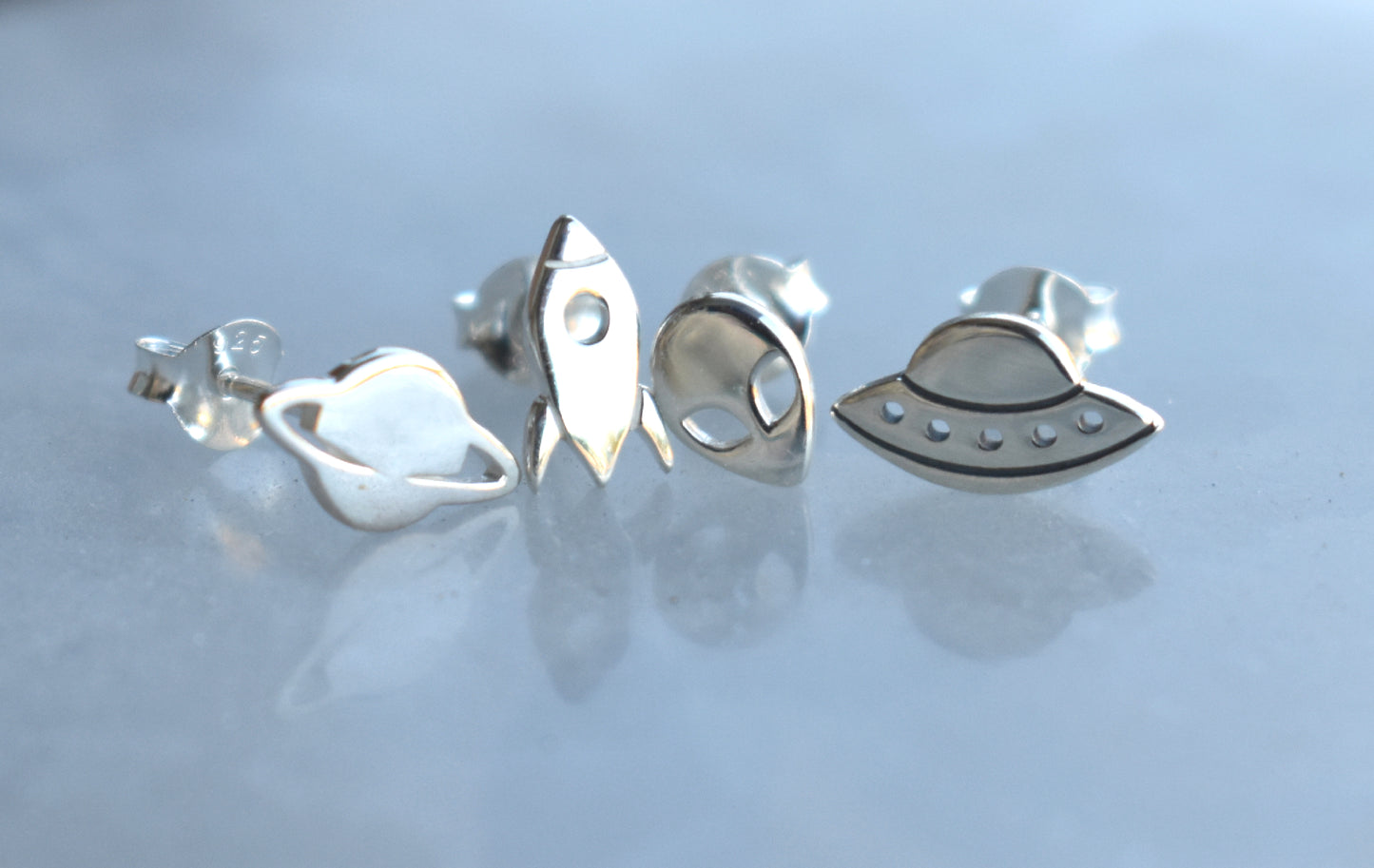 Outer Space Studs Set-Sterling Silver