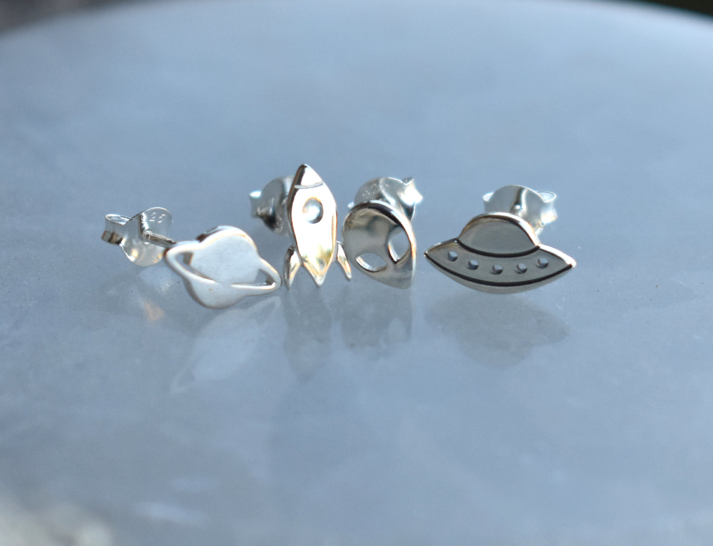 Outer Space Studs Set-Sterling Silver