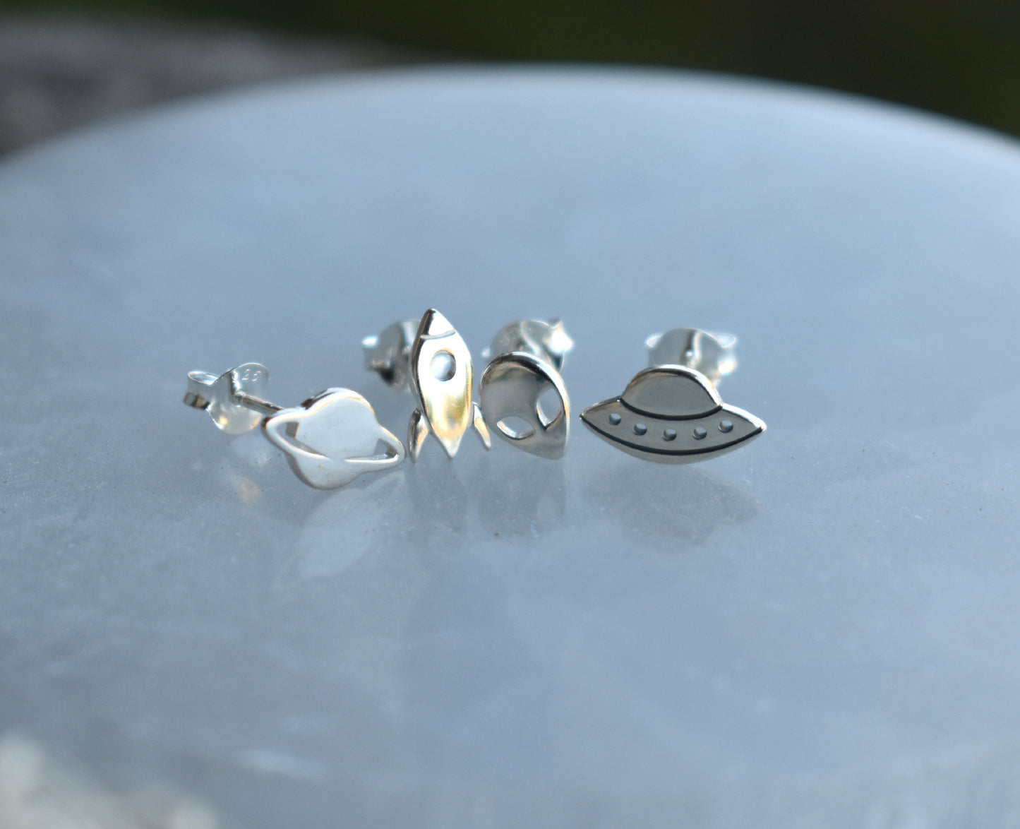 Outer Space Studs Set-Sterling Silver