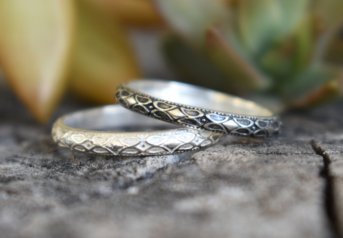 Boho Ring- Floral Ring, Silver Ring, Silver Stacking Ring, Festival Style-Sterling Ring