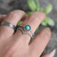 Turquoise Ring- Natural Turquoise- Sterling Silver Ring