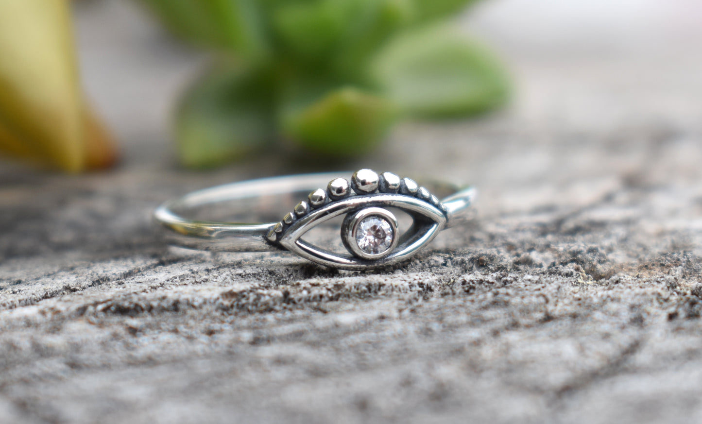 Boho Evil Eye Ring