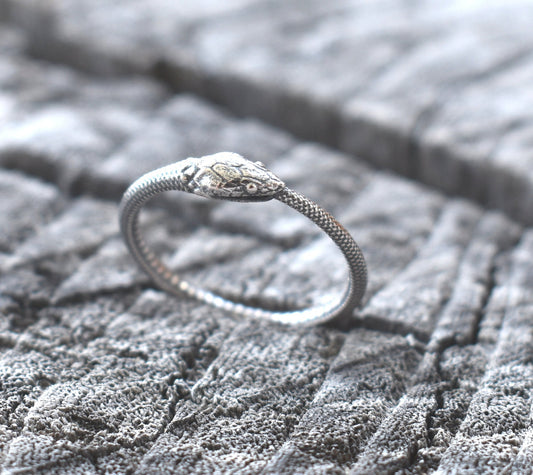 Ouroboros Ring- Snake Ring, Silver Snake Ring, Ouroboros Jewelry, Snake Jewelry-Aes Sedai