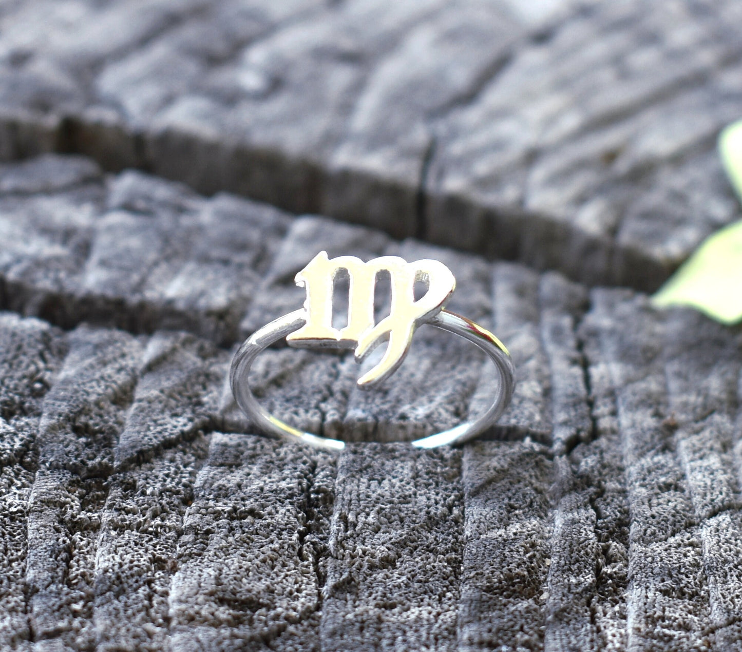 Virgo Ring- Star Signs Ring, Virgo Zodiac Ring, September Ring, Silver Ring