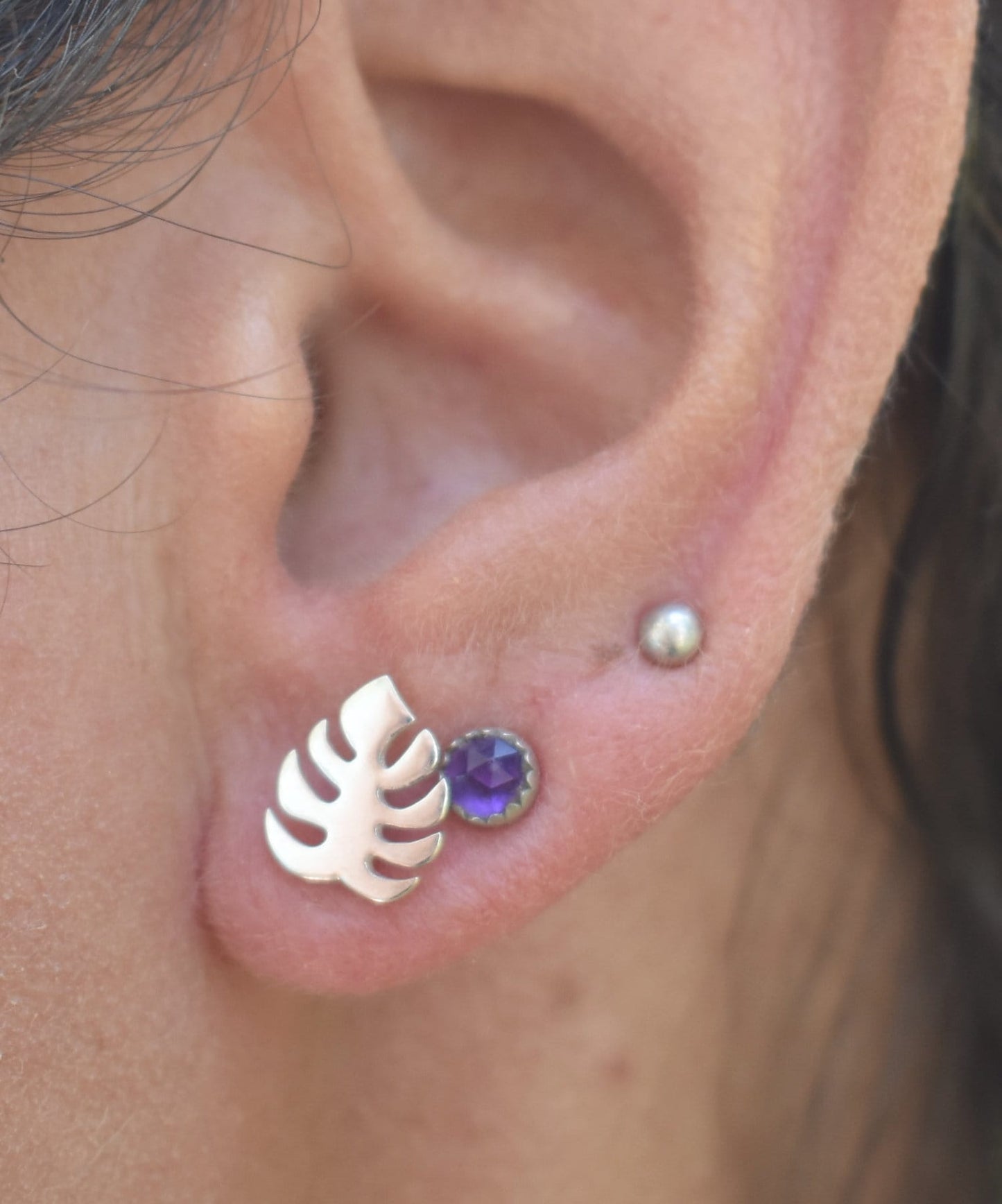 Monstera Earrings- Monstera Leaf Earrings, Monstera Jewelry-Plant Lady