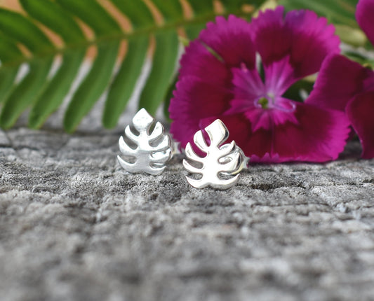 Monstera Earrings- Monstera Leaf Earrings, Monstera Jewelry-Plant Lady