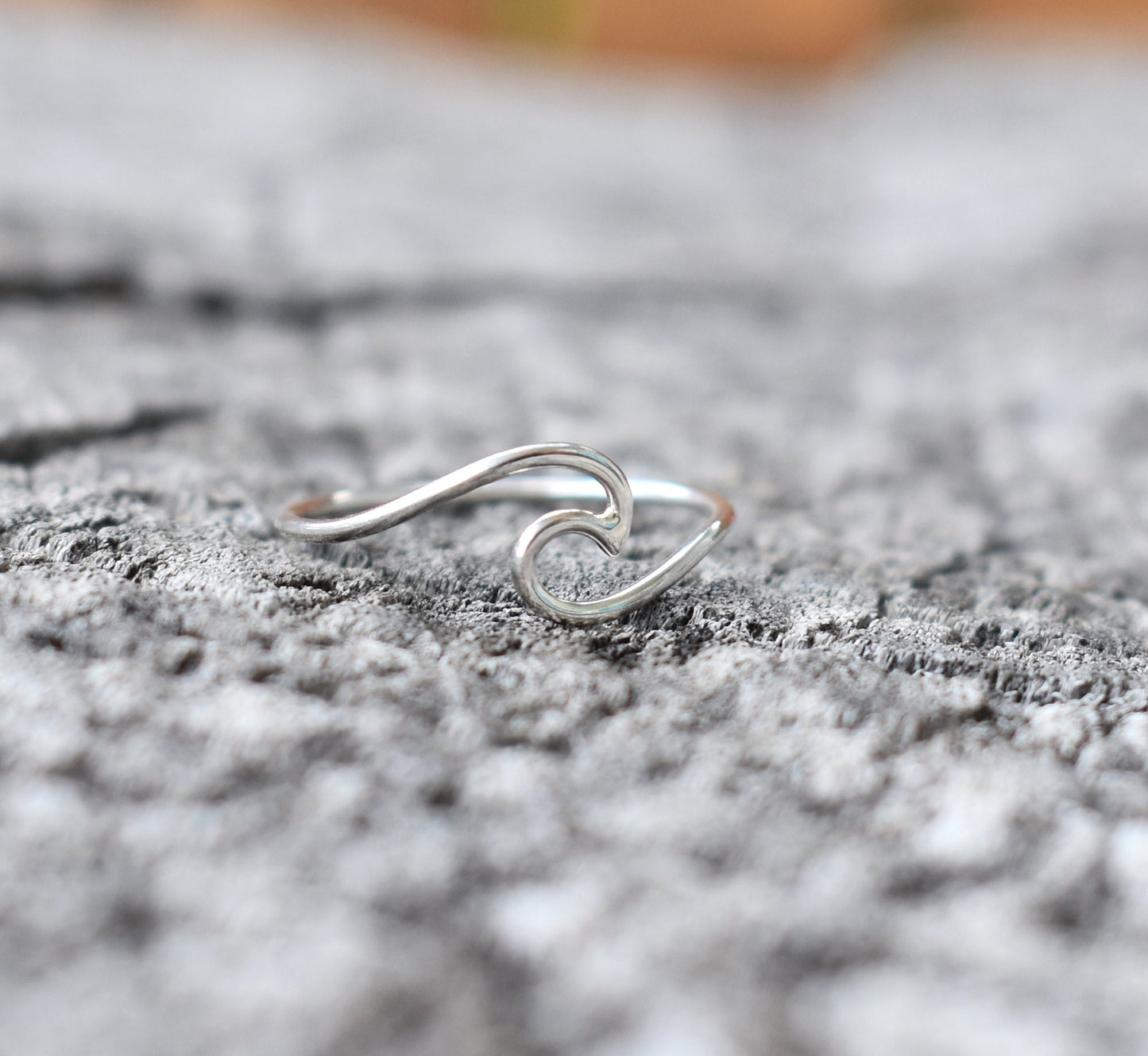 Wave Ring- Womens Wave Ring, Beach Ring, Ocean Ring, Pura Vida Ring-Silver Ring