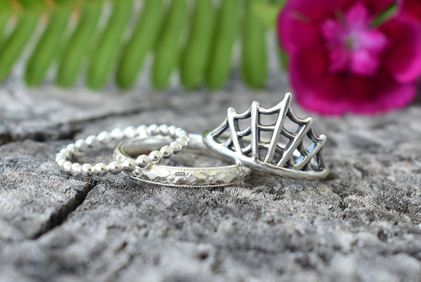 Spiderweb Ring- Web Ring, Gothic Ring, Spider Jewelry, Halloween Rings