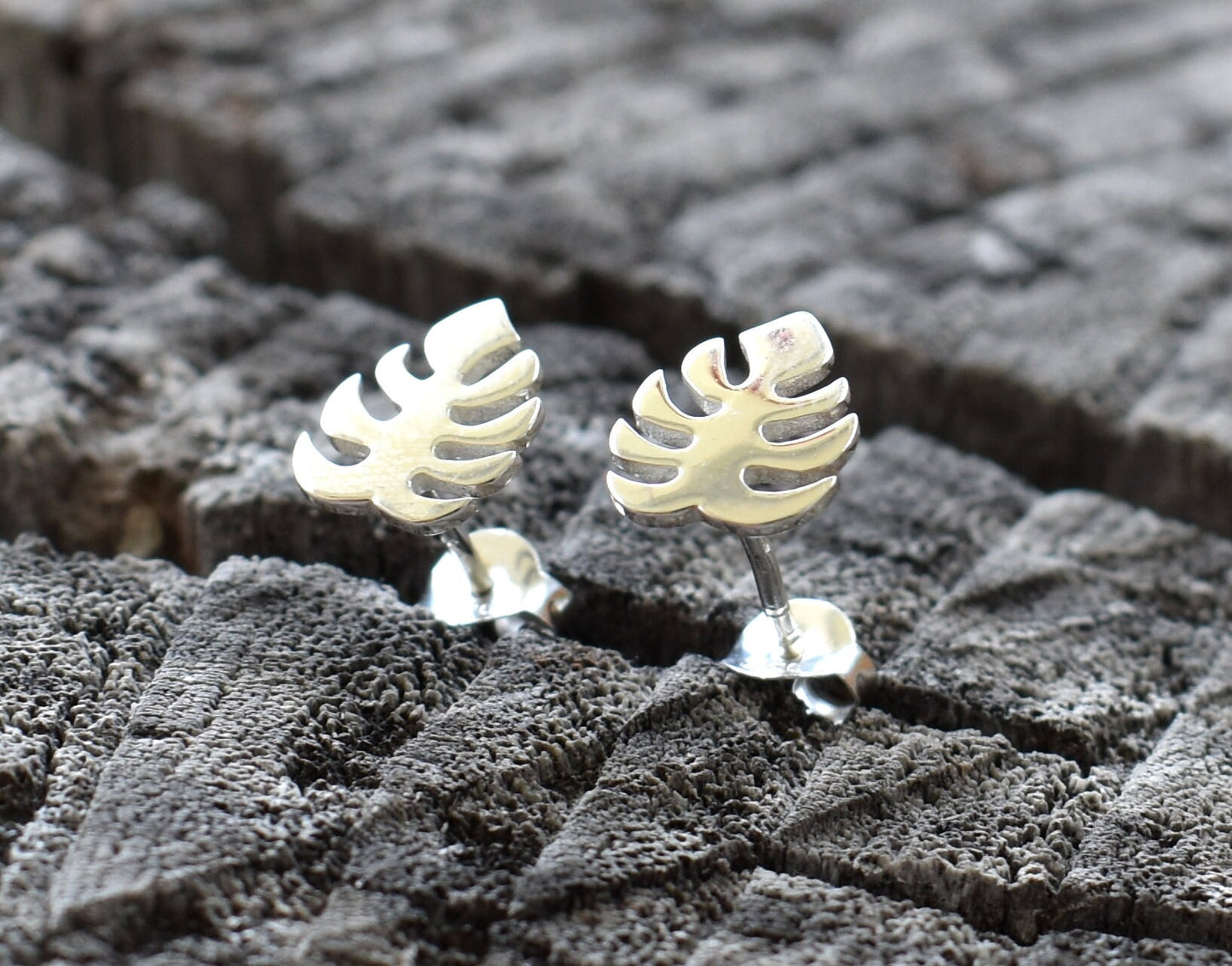 Monstera Earrings- Monstera Leaf Earrings, Monstera Jewelry-Plant Lady