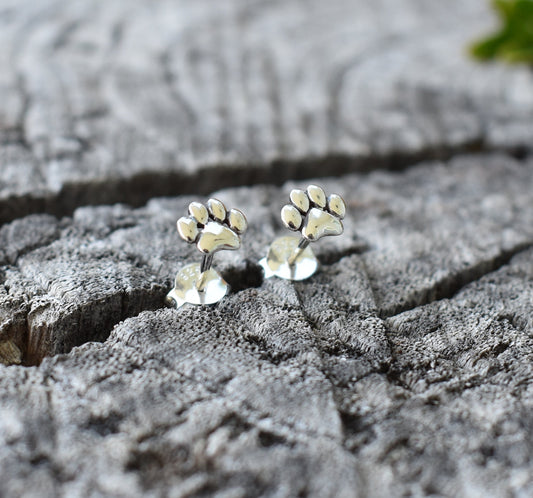 Paw Stud Earrings