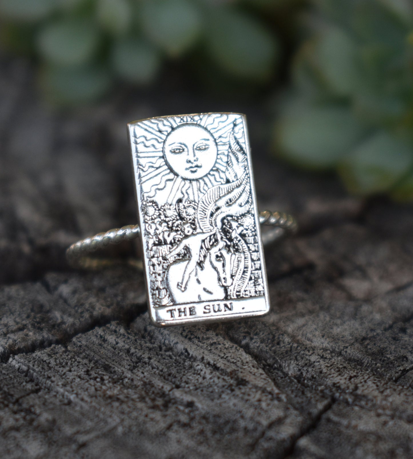 Tarot Card Ring- 22 Major Arcana, Tarot Jewelry, Fortune Teller, Witchy Ring-Silver Ring