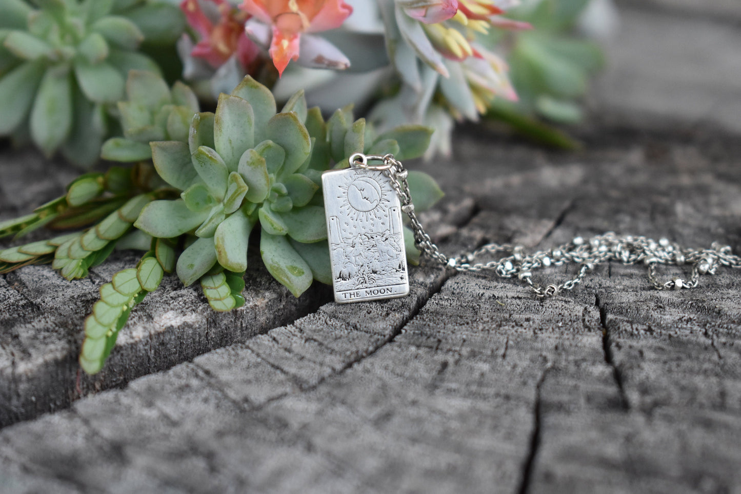 Tarot Card Necklace- Sterling Silver, Major Arcana, Tarot Card Jewelry