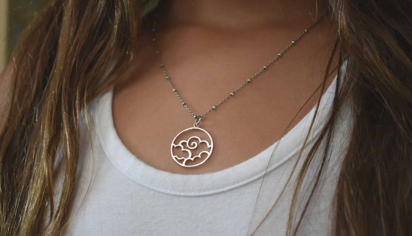 Air Element Necklace- Four Elements, Wild Witch, Gemini Libra Aquarius