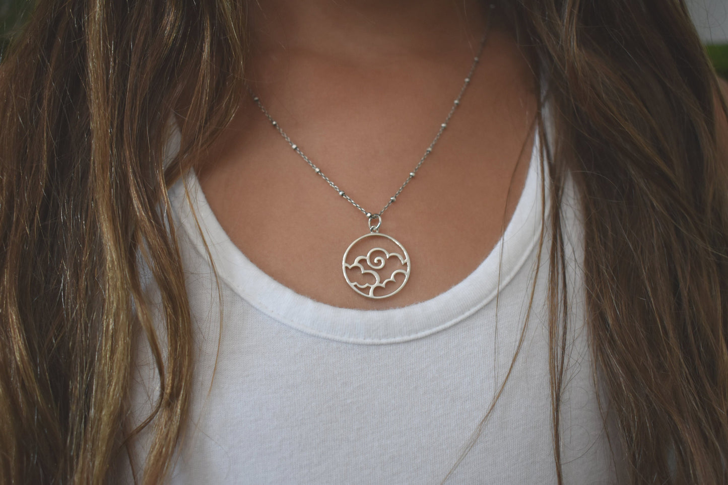 Air Element Necklace- Four Elements, Wild Witch, Gemini Libra Aquarius