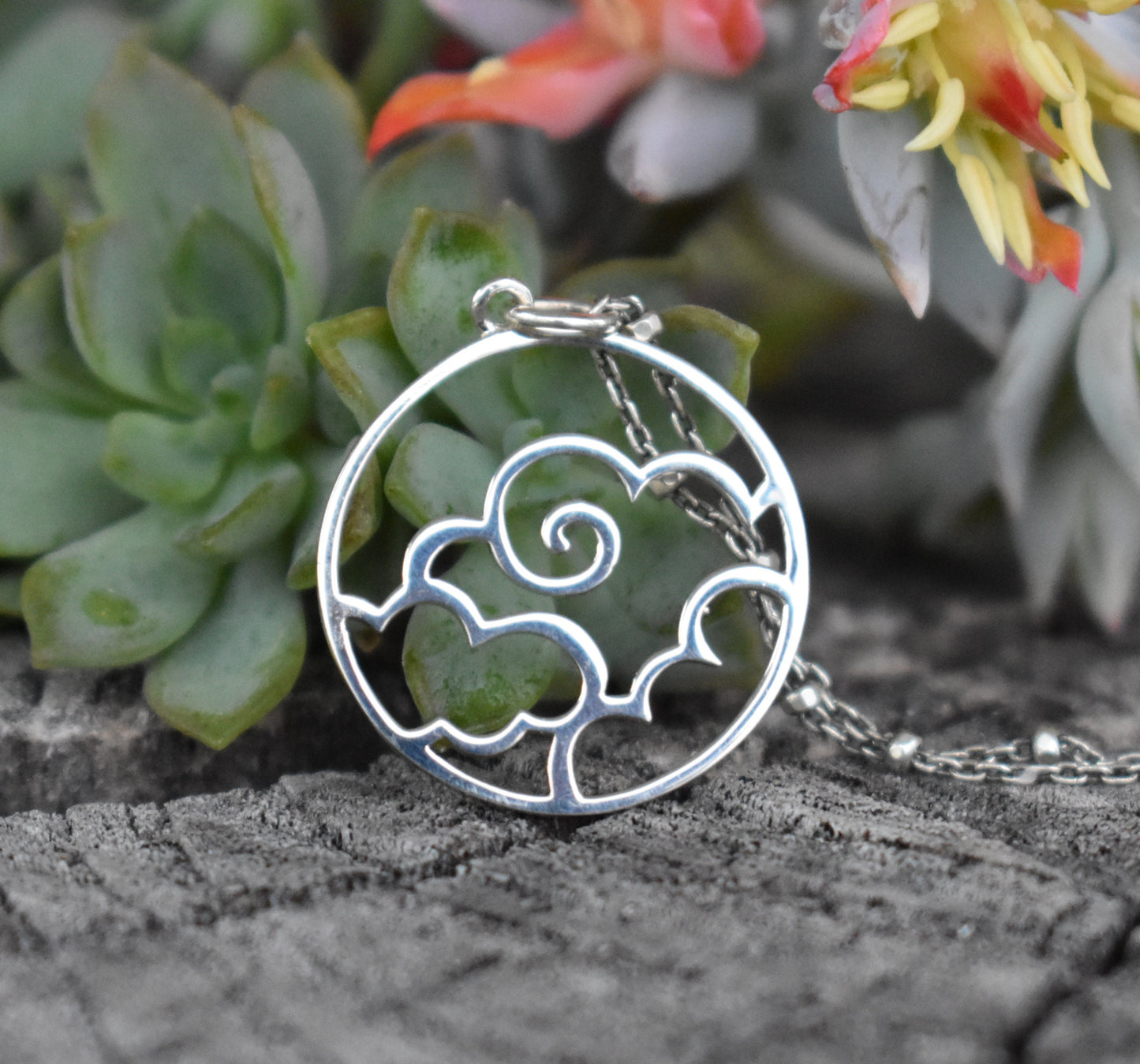 Air Element Necklace- Four Elements, Wild Witch, Gemini Libra Aquarius
