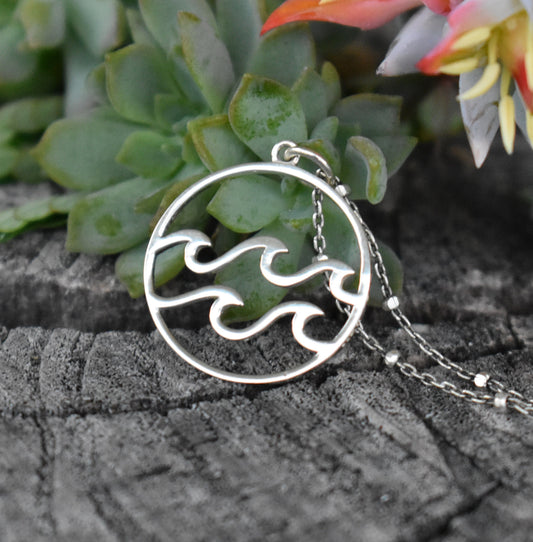 Water Element Necklace- Four Elements, Elemental Magic, Pisces necklace, Scorpio