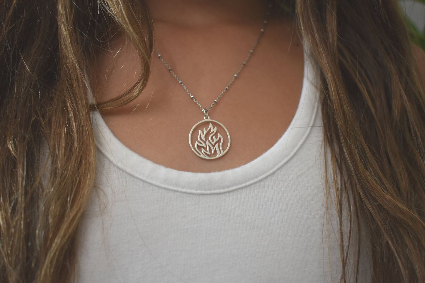 Fire Element- Fire Necklace, Four Element, Leo necklace- Sagittarius, Aries Jewelry