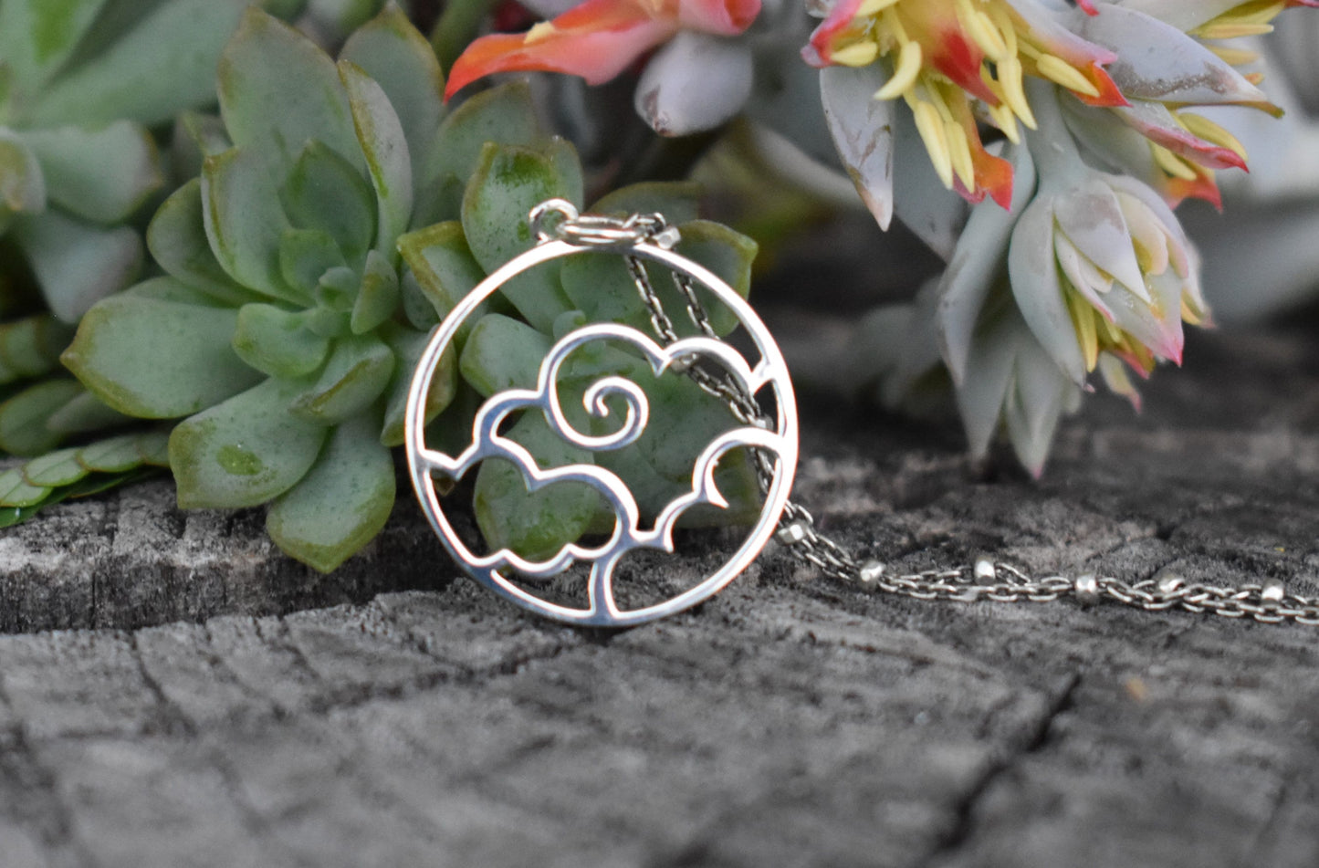 Air Element Necklace- Four Elements, Wild Witch, Gemini Libra Aquarius