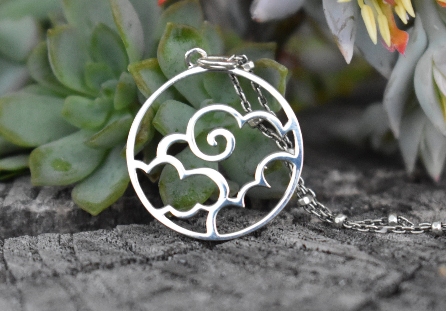 Air Element Necklace- Four Elements, Wild Witch, Gemini Libra Aquarius
