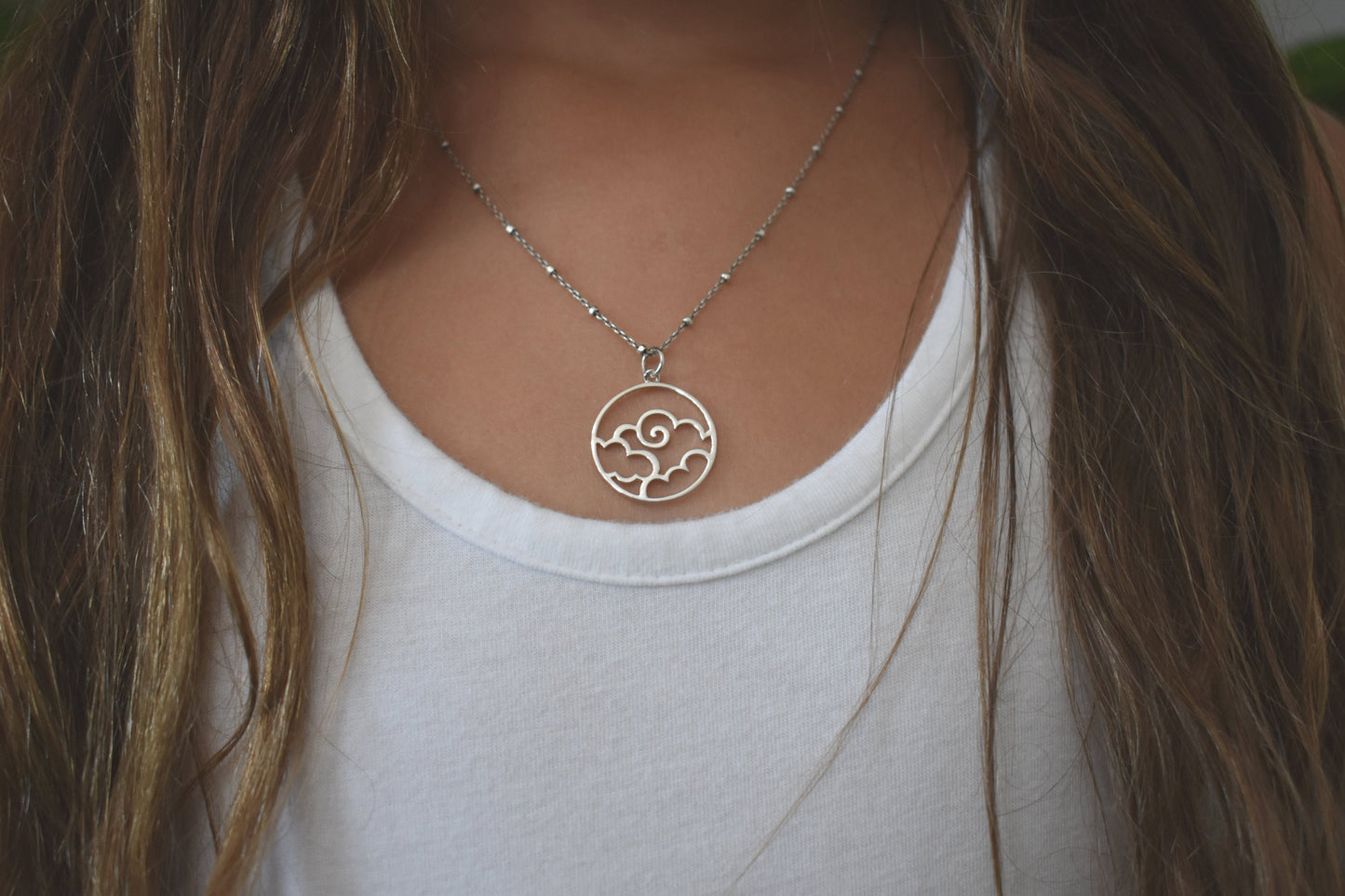 Air Element Necklace- Four Elements, Wild Witch, Gemini Libra Aquarius