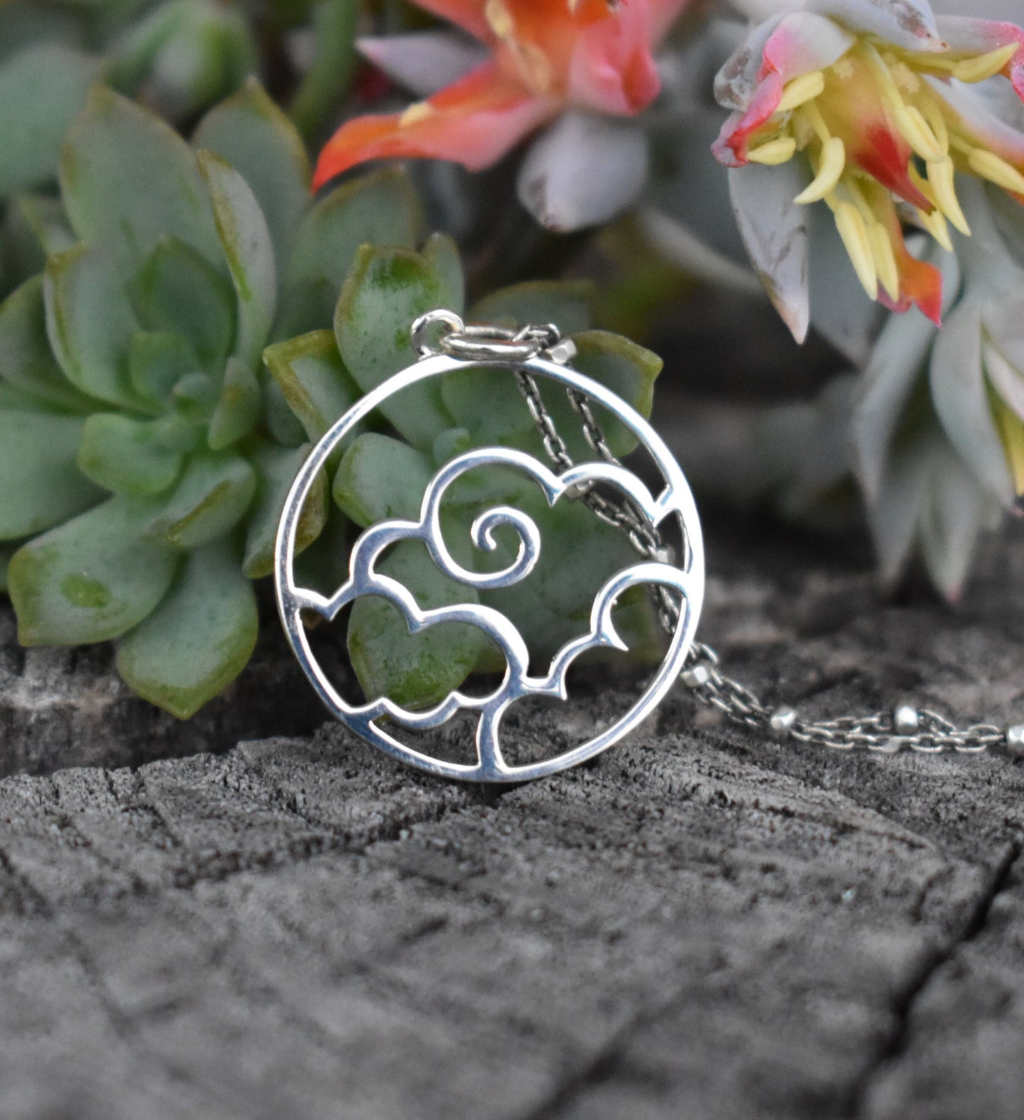 Air Element Necklace- Four Elements, Wild Witch, Gemini Libra Aquarius
