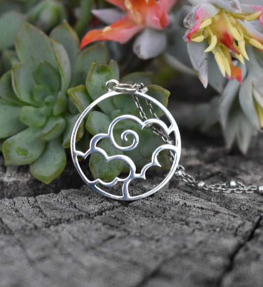 Air Element Necklace- Four Elements, Wild Witch, Gemini Libra Aquarius