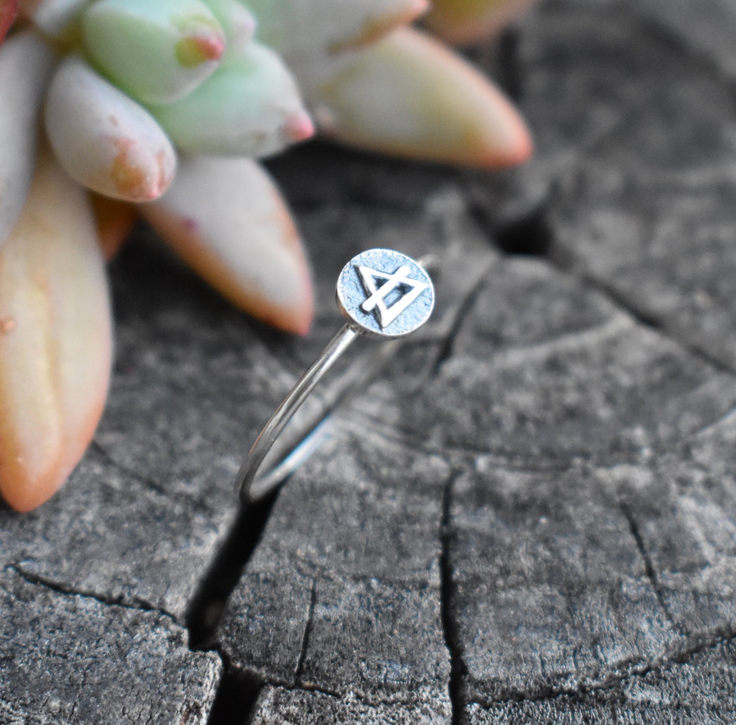 Elements Ring- Fire Ring, Air Ring, Earth Ring, Water Ring, Four Elements-Frozen Rings