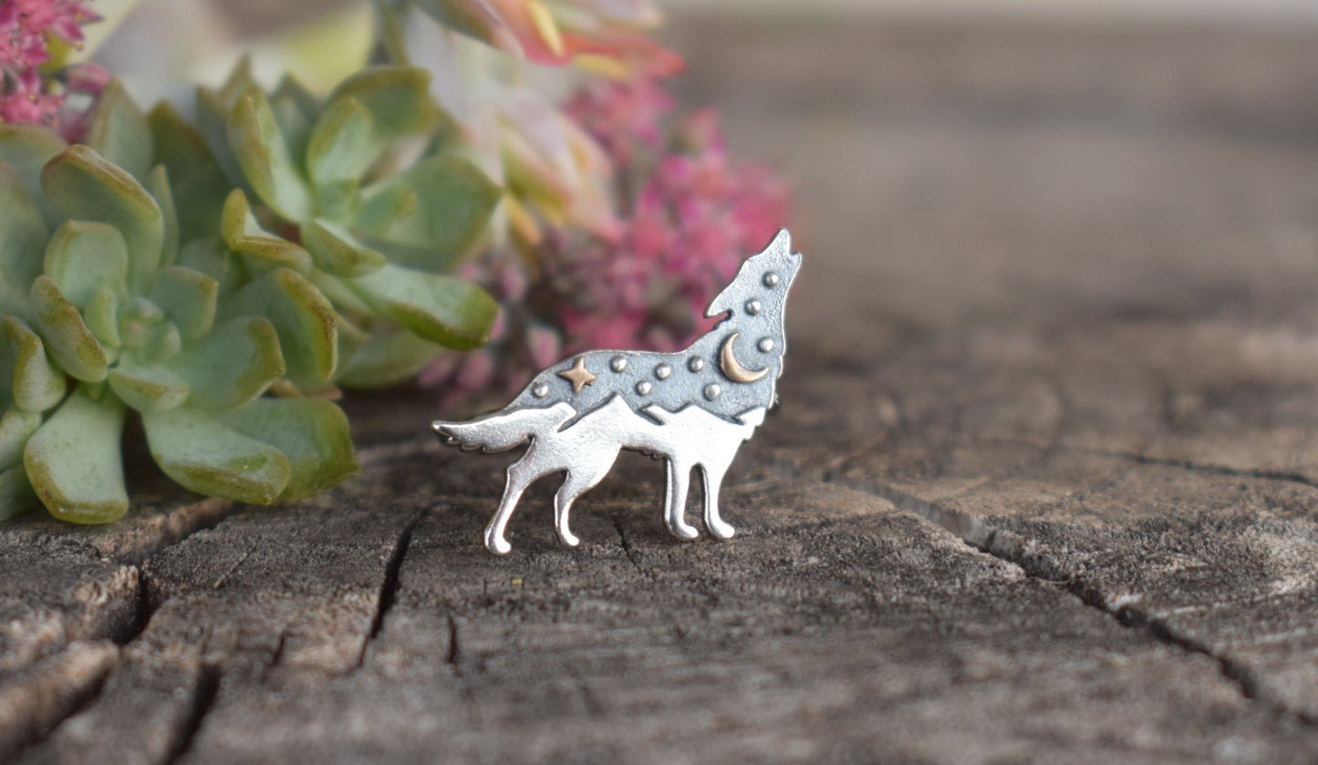 Wolf Ring- Black Wolf Ring, Wolf Jewelry, Halloween Ring, Wolf Medicine