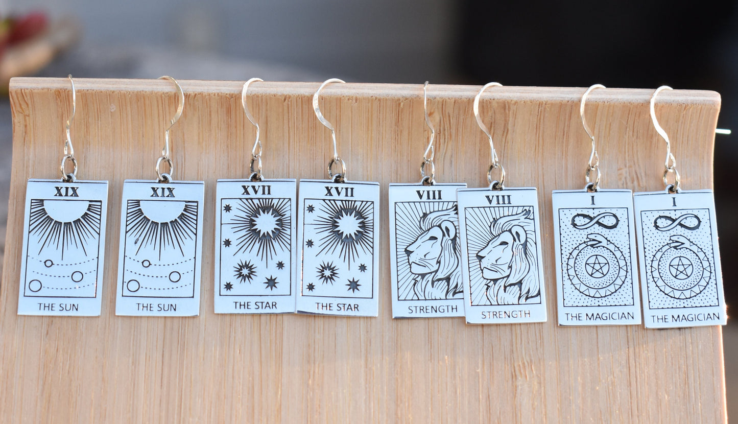 Tarot Card Earrings