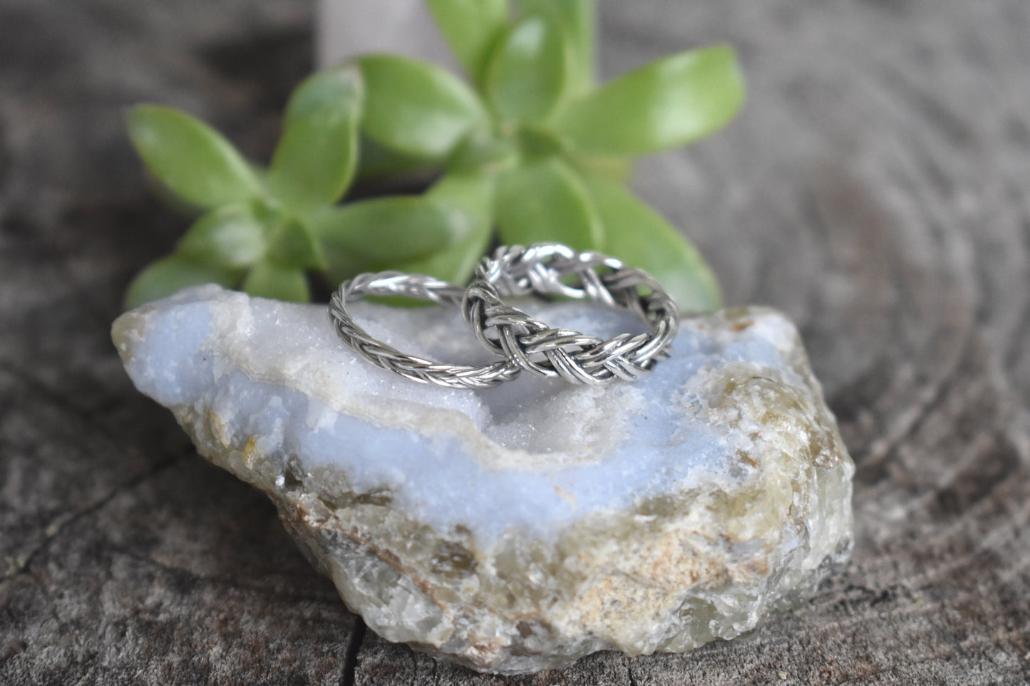 Braid ring- Minimalist Ring, Twist Ring, Rope Ring-Celtic Ring-Silver Ring