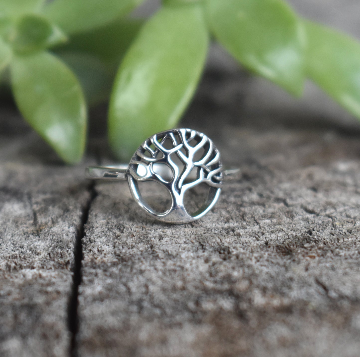 Tree Of Life Ring,- Tree Jewelry, Forest Ring, Forest Jewelry, Spiritual Tree-Silver Ring
