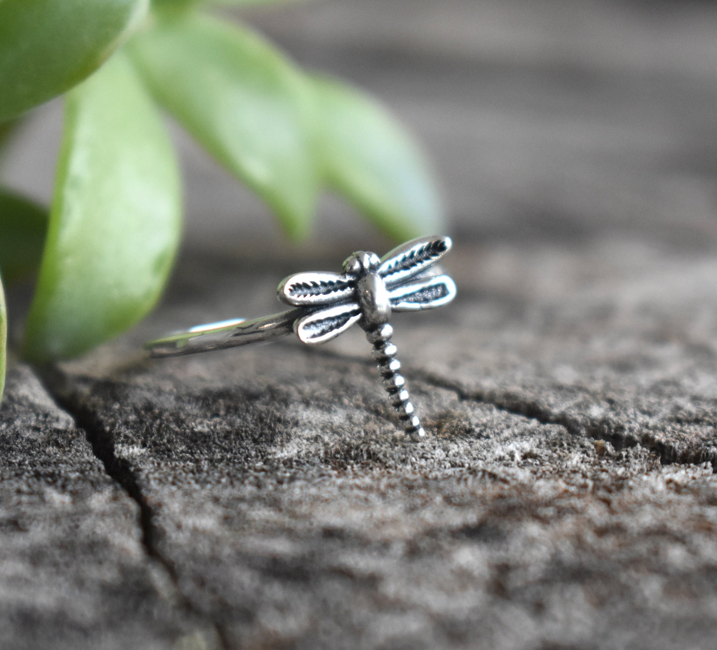 Dragonfly Ring- Sterling Silver Dragonfly Ring, Dragonfly Jewelry