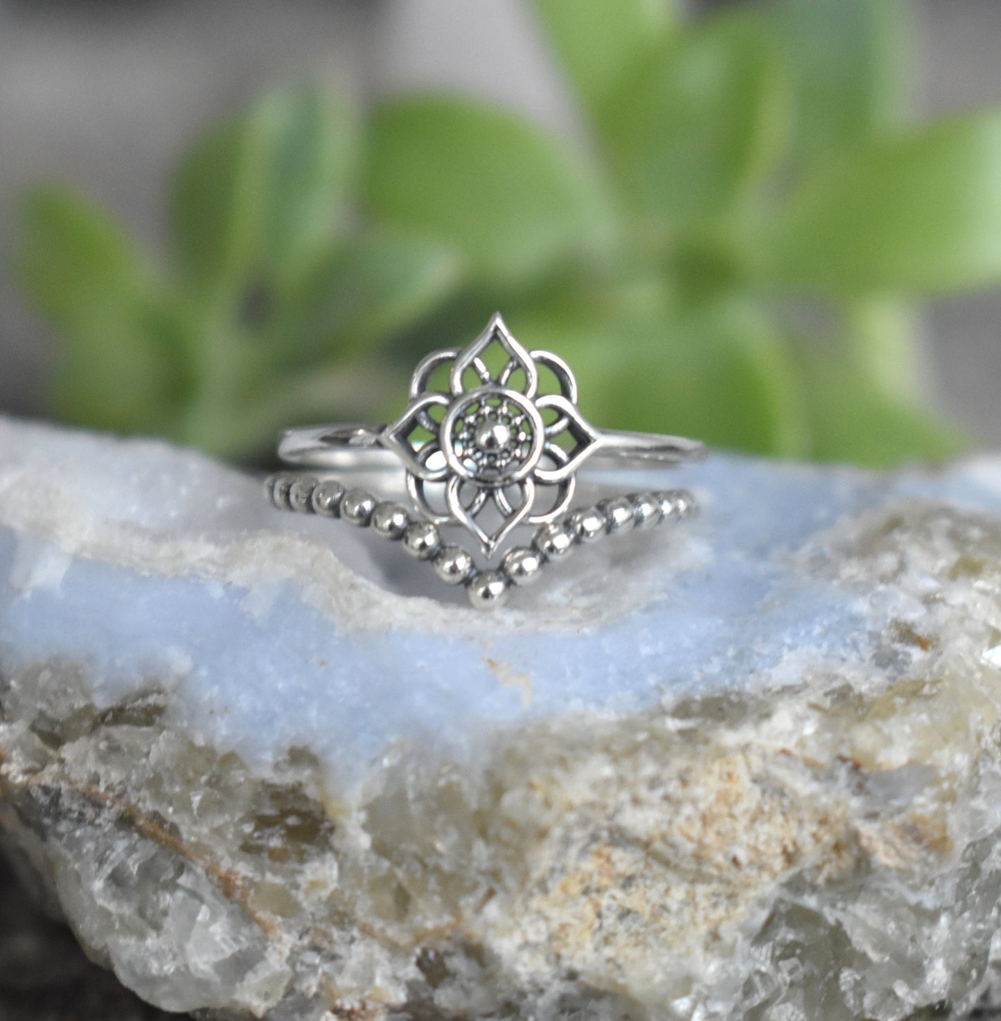 Mandala Ring- Sacred Geometry Ring, Meditation Ring, Yoga Ring, Life Ring